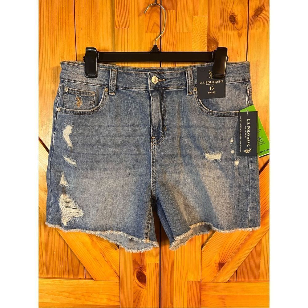US Polo Assn Shorts Size 13 Blue Jean nwt (2328)